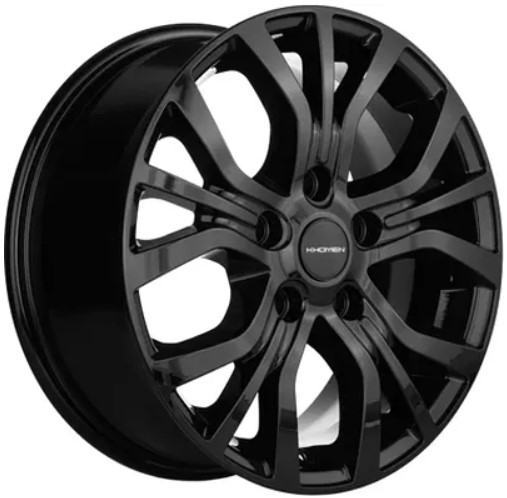 Khomen KHW1608 Black 5*110 6.5xR16 ET46 DIA63.3